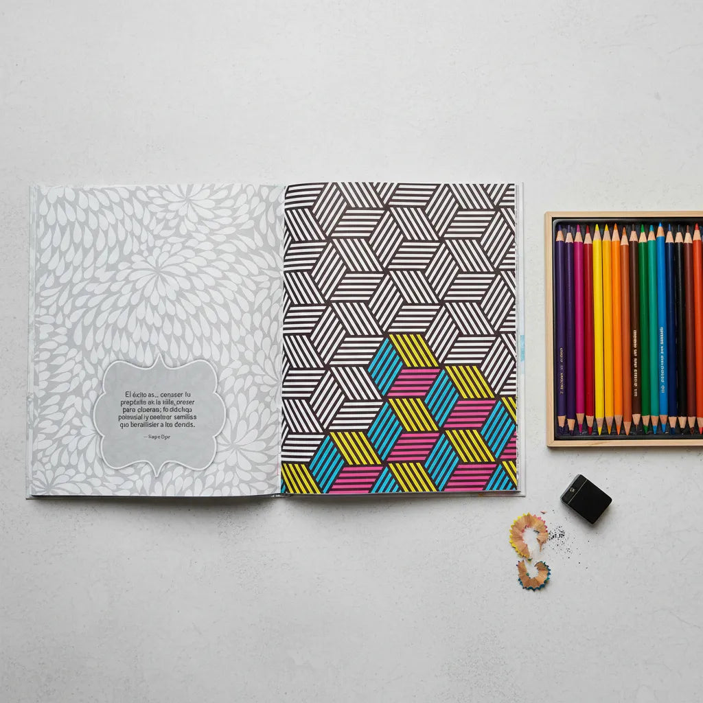 Set De 4 Libros Para Colorear Mándalas. Relájate E Inspírate