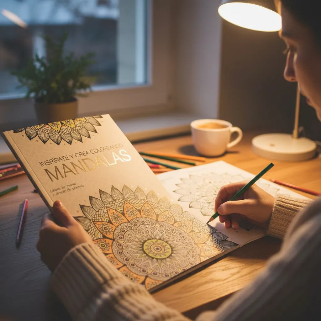 Inspírate Y Crea Coloreando Mándalas Libro Para Iluminar