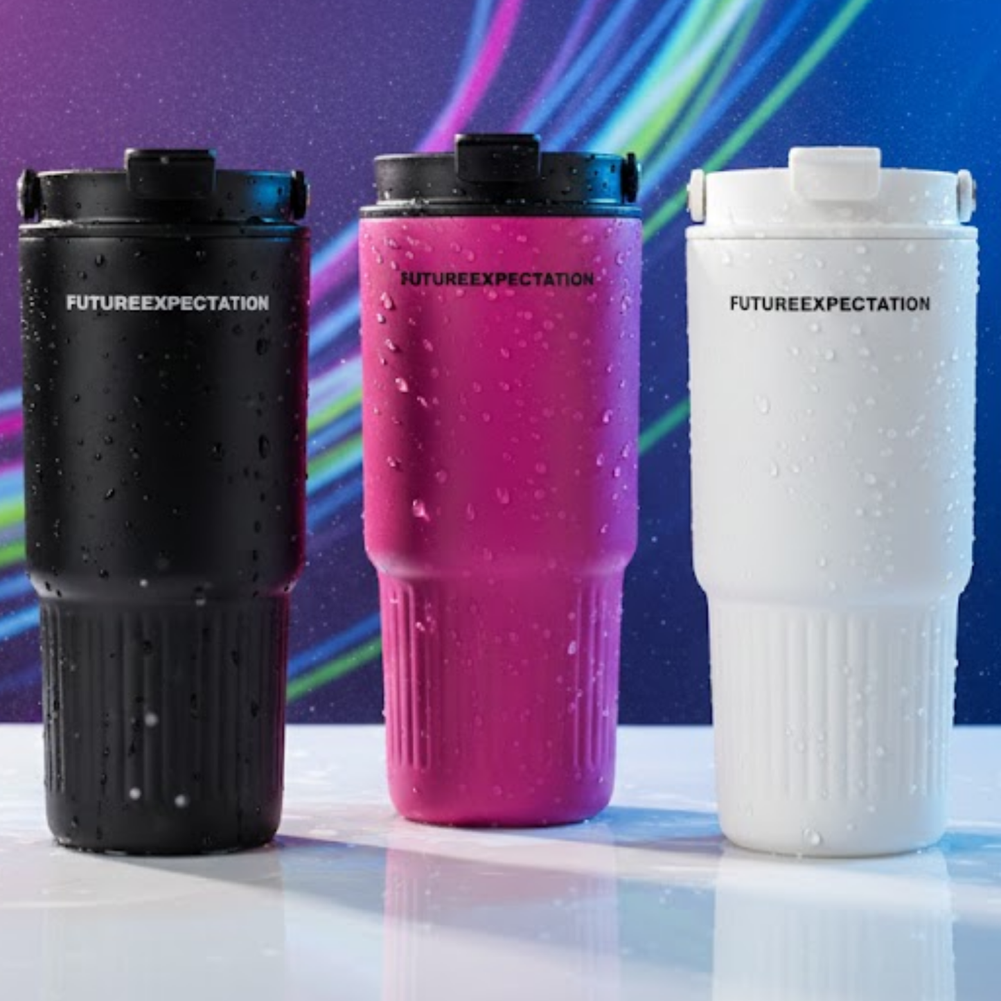 Termo de Acero Inoxidable 700ml con Asa - Botella Térmica Antigoteo de Alta Resistencia - Mantiene Temperatura 12 Horas - Disponible en Negro, Blanco y Magenta.