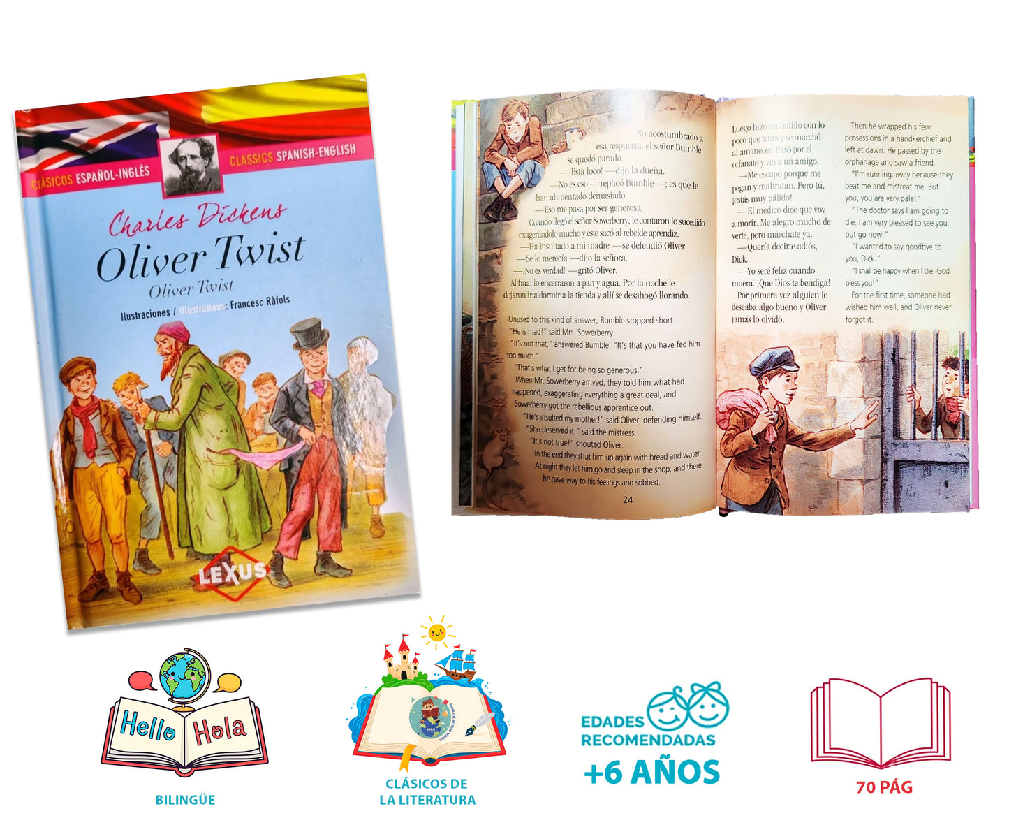 Oliver Twist (bilingüe Tapa Dura) / Charles Dickens