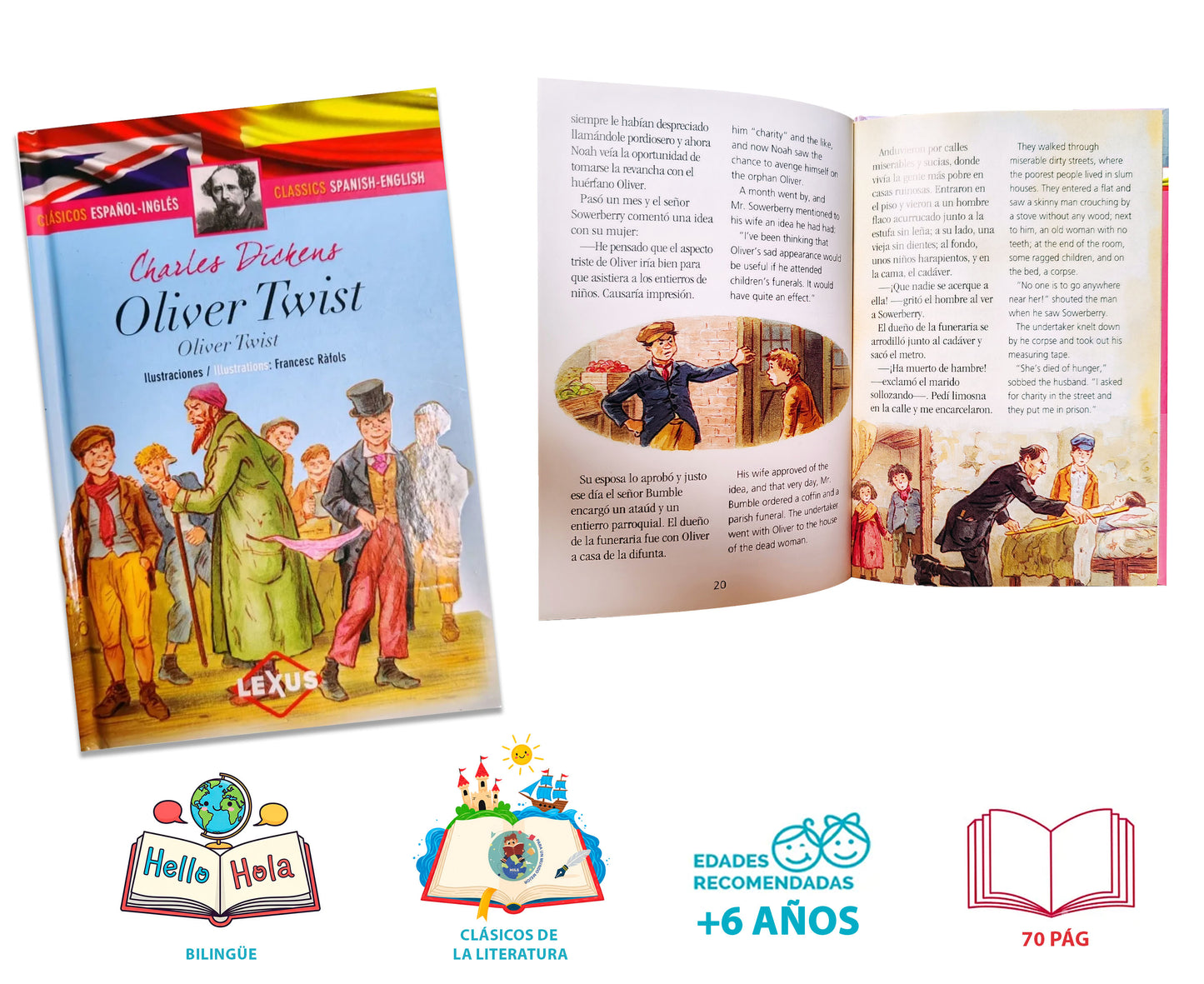 Oliver Twist (bilingüe Tapa Dura) / Charles Dickens