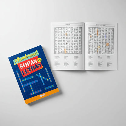 Set De 4 Libros De  Asombrosas Sopas De Letras Pasatiempos