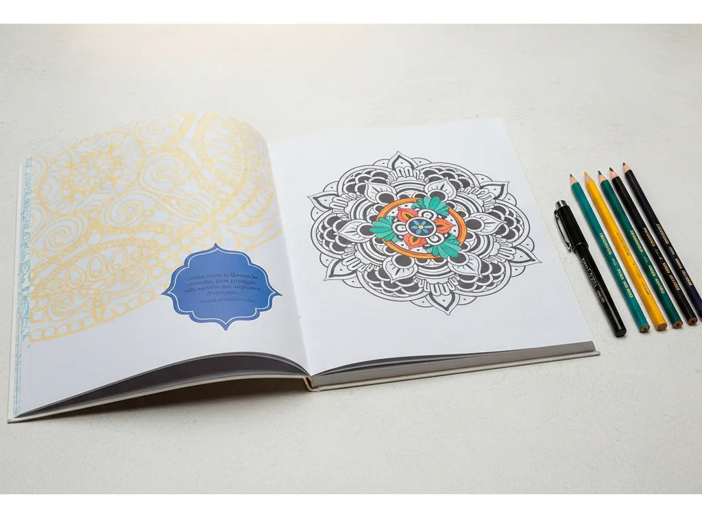 Set De 4 Libros Para Colorear Mándalas. Relájate E Inspírate