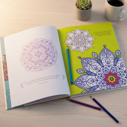 Inspírate Y Crea Coloreando Mándalas Libro Para Iluminar