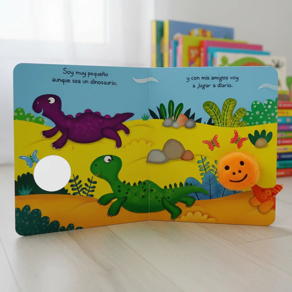 Set De 4 Libros Para Niños- Dedito Animalito Marioneta