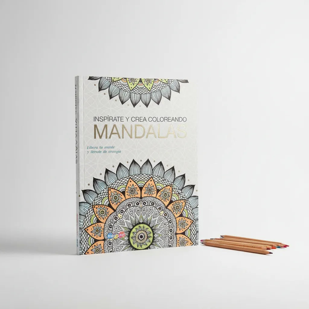 Inspírate Y Crea Coloreando Mándalas Libro Para Iluminar