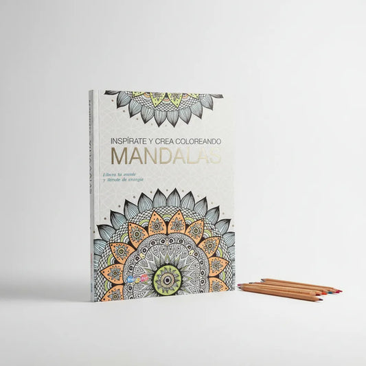 Inspírate Y Crea Coloreando Mándalas Libro Para Iluminar