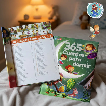 Libros 365 Cuentos Dormir Volumen 1 Niños Infantil Pasta Dura