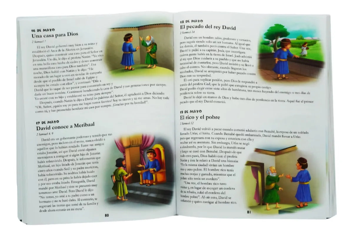 Libros Pasta Dura Cuentos Niños 365 Historias De La Biblia