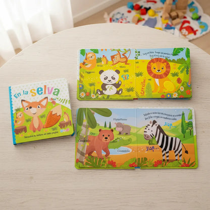 Set De 4 Libros Para Niños Toca Y Siente Texturas +2 Años