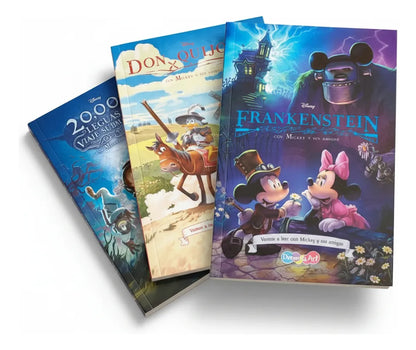 4 Libros Clásicos Literatura Infantil Vol. 2 Disney Mickey +6 Años