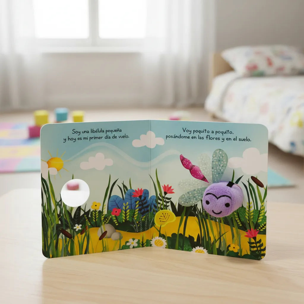 Set De 4 Libros Para Niños- Dedito Animalito Marioneta