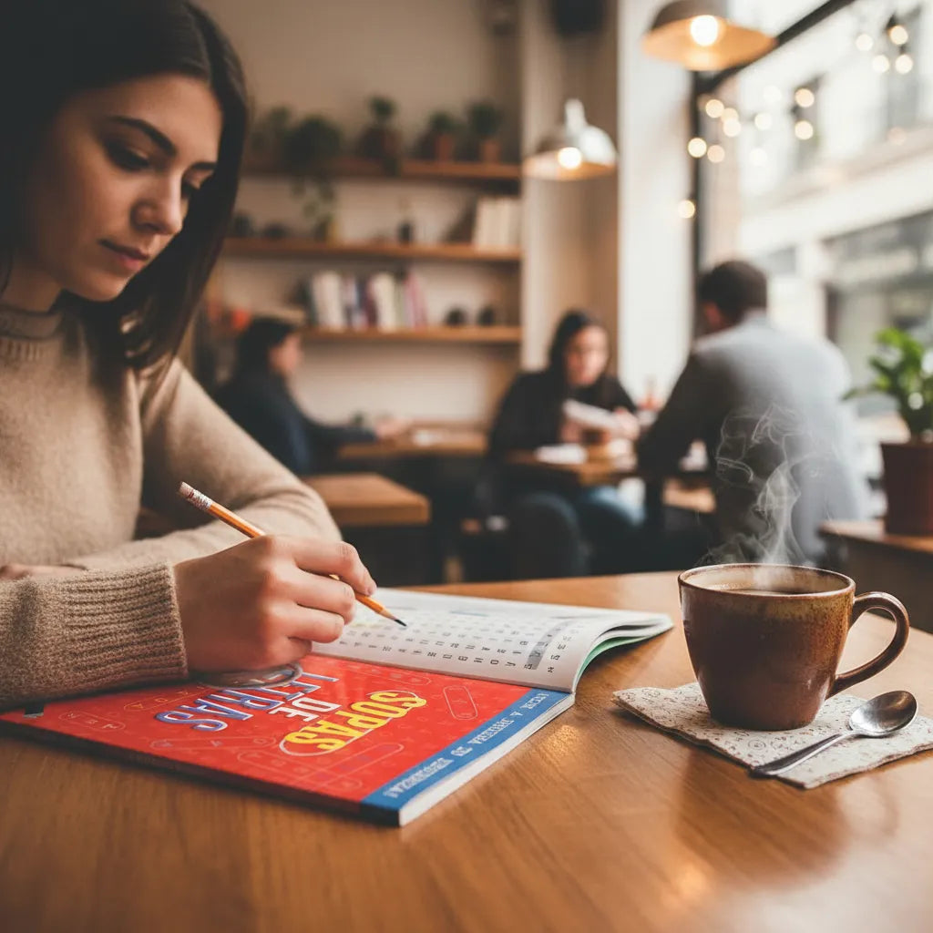 Set De 4 Libros De  Asombrosas Sopas De Letras Pasatiempos
