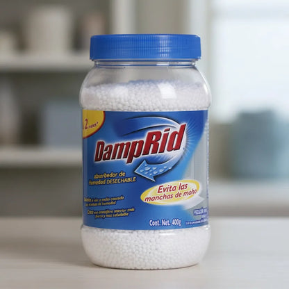 Pack de 3 Absorbedores de Humedad DampRid 400g - Control Total de Moho y Olores