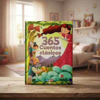 Libros Pasta Dura Infantiles Niños 365 Cuentos Clasicos