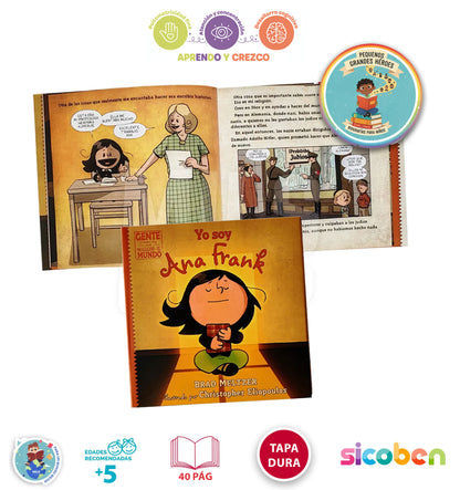 Libro Para Niños Cuentos-bio Ana Frank +8 Años