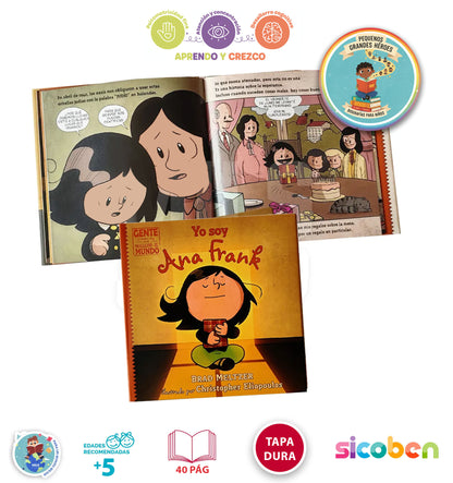 Libro Para Niños Cuentos-bio Ana Frank +8 Años