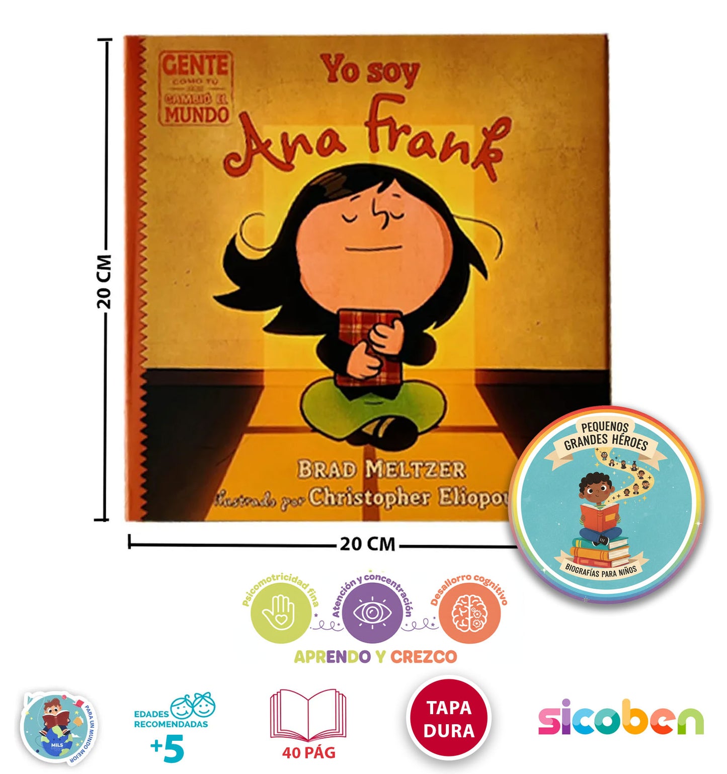 Libro Para Niños Cuentos-bio Ana Frank +8 Años