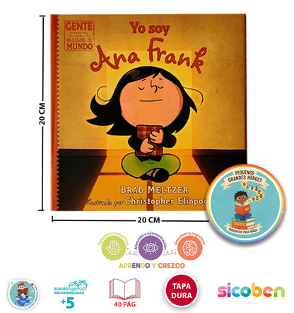 Libro Para Niños Cuentos-bio Ana Frank +8 Años