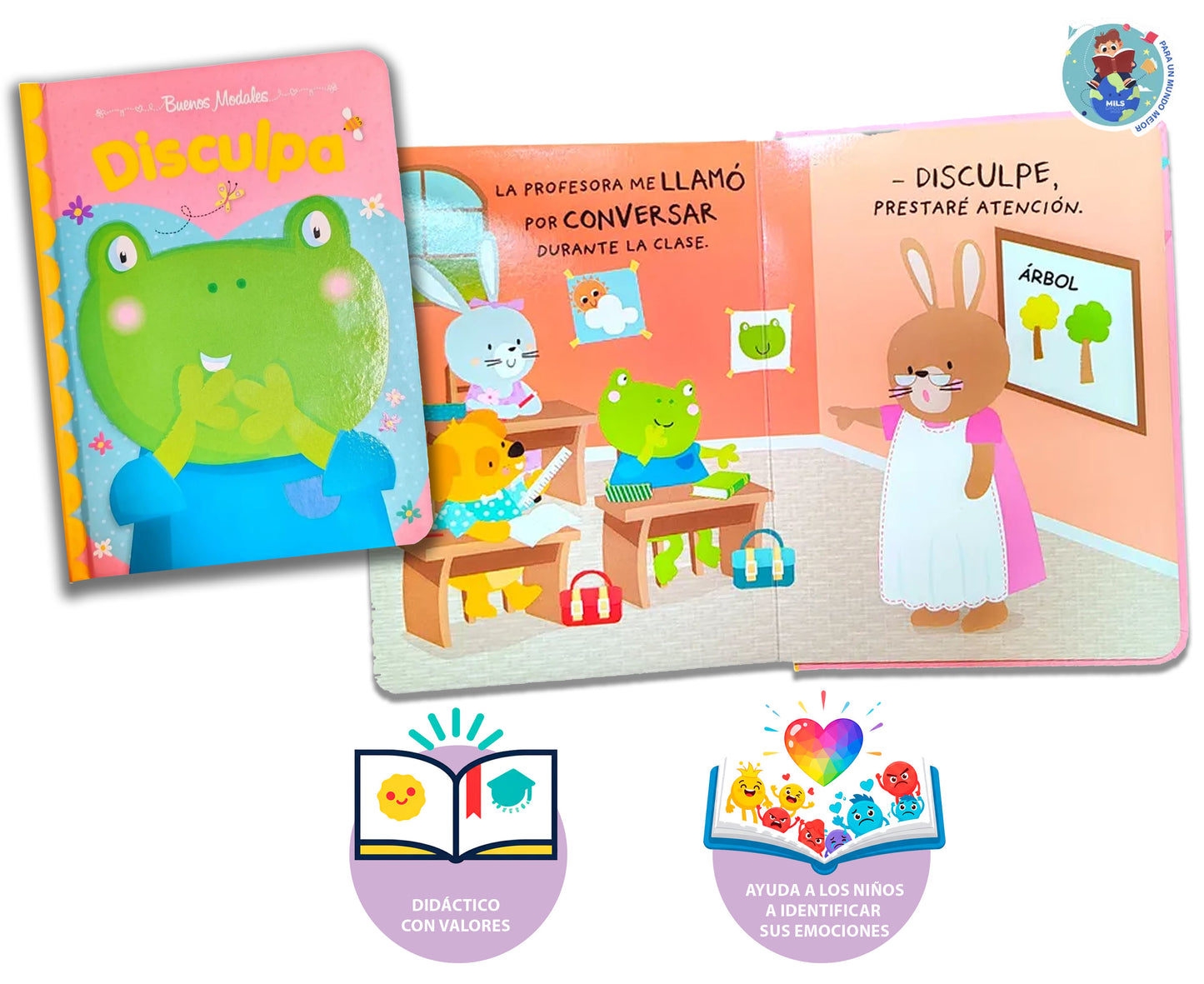 Libro Para Niños Buenos Modales: Disculpa +3 Años