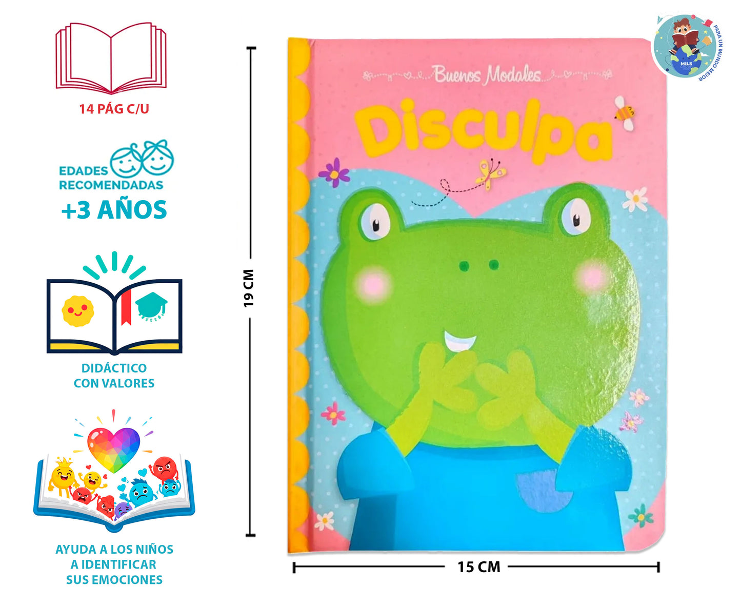 Libro Para Niños Buenos Modales: Disculpa +3 Años