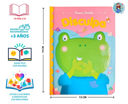 Libro Para Niños Buenos Modales: Disculpa +3 Años