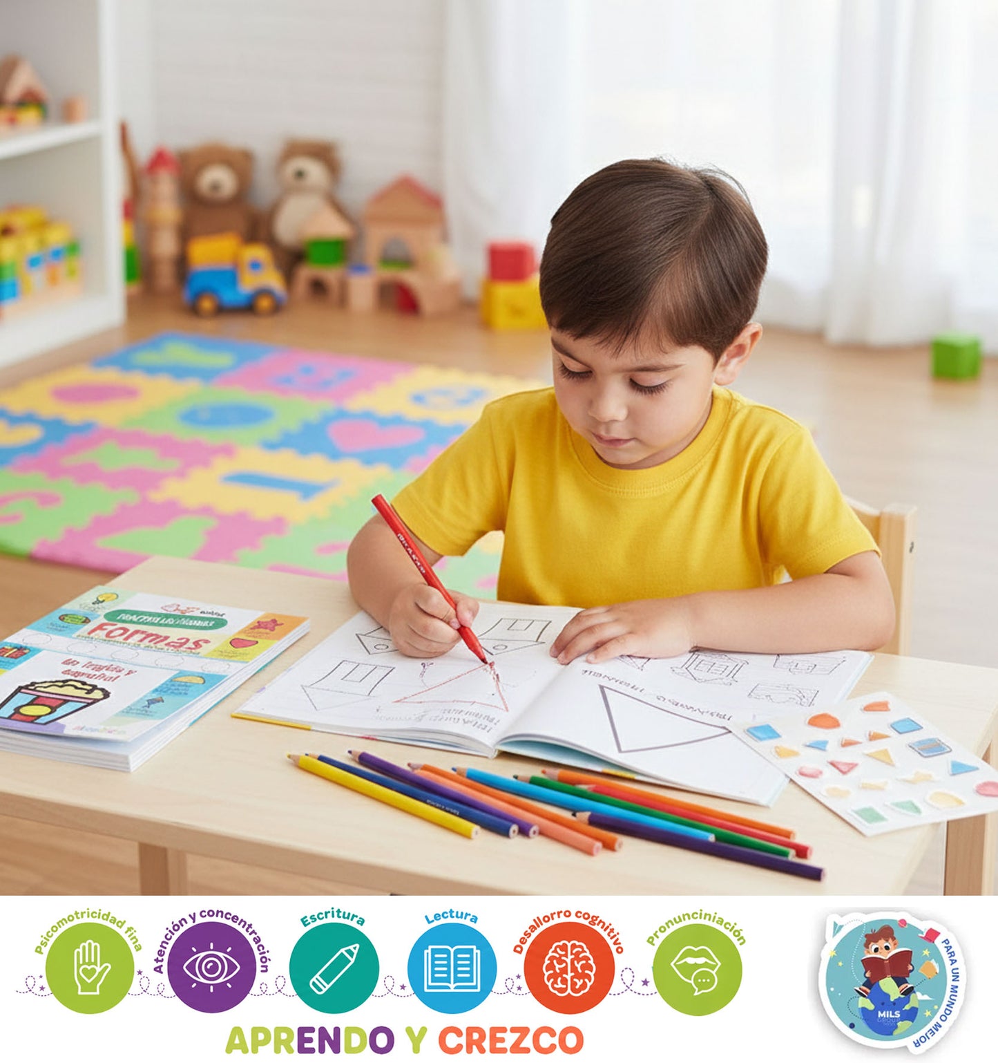 Libros Para Niños- Practico En Casa Inglés Y Español