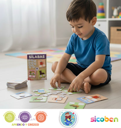 Tarjetas Educativas Didácticas De Sílabas