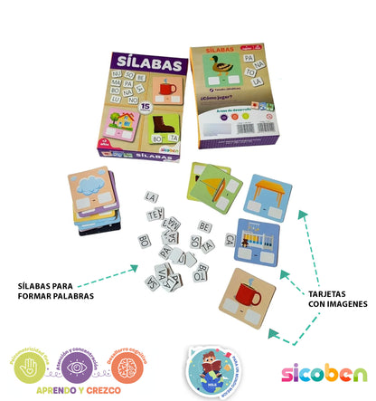 Tarjetas Educativas Didácticas De Sílabas