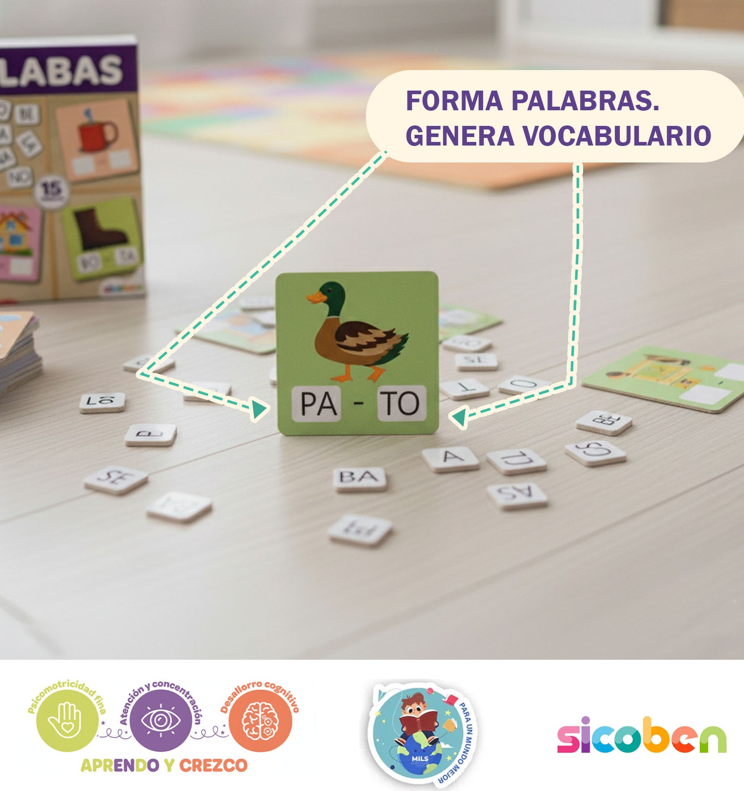 Tarjetas Educativas Didácticas De Sílabas