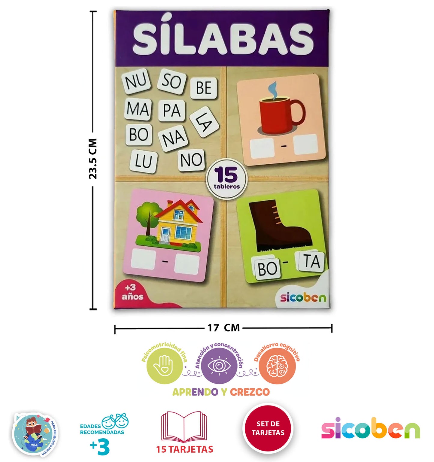 Tarjetas Educativas Didácticas De Sílabas