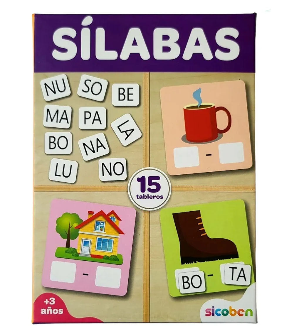 Tarjetas Educativas Didácticas De Sílabas