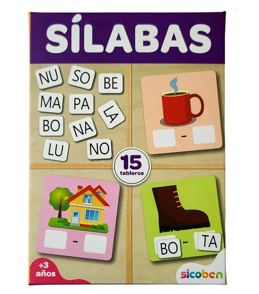 Tarjetas Educativas Didácticas De Sílabas