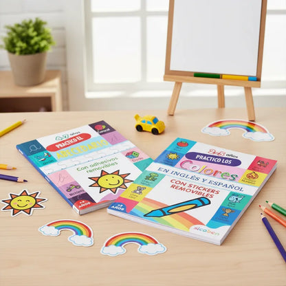 Libros Para Niños- Practico En Casa Inglés Y Español
