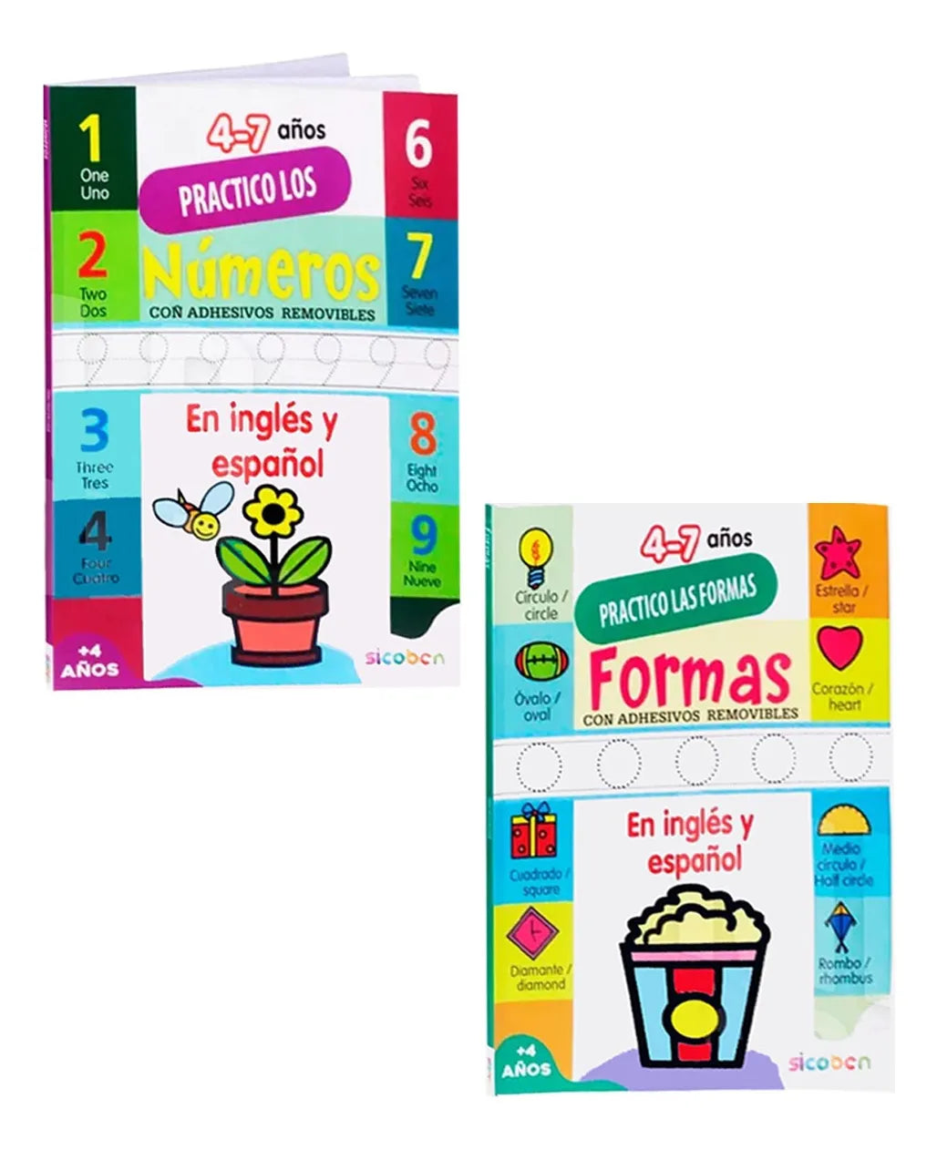 Libros Para Niños- Practico En Casa Inglés Y Español